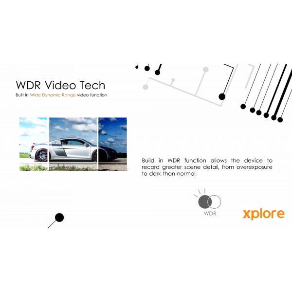 Xplore High Quality 2K Ultra HD Dash Cam
